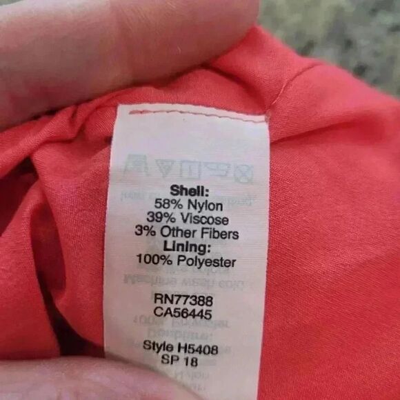 J. Crew Women's Dark Coral Lace Nylon/Spandex Sheath Dress - Picture 7 of 10